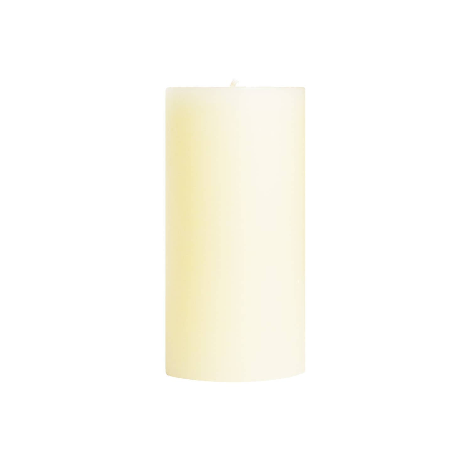 Mole Hollow Unscented Pillar Candle (Shell White) -