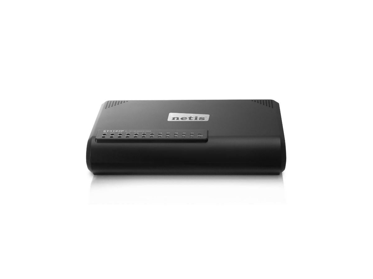 Monoprice 24-Port Unmanaged 10/100Mbps Desktop Switch for Offices