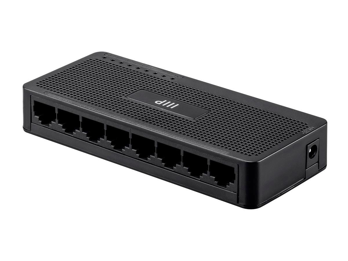 Monoprice 8-Port 10/100 Mbps Fast Ethernet Switch for Offices