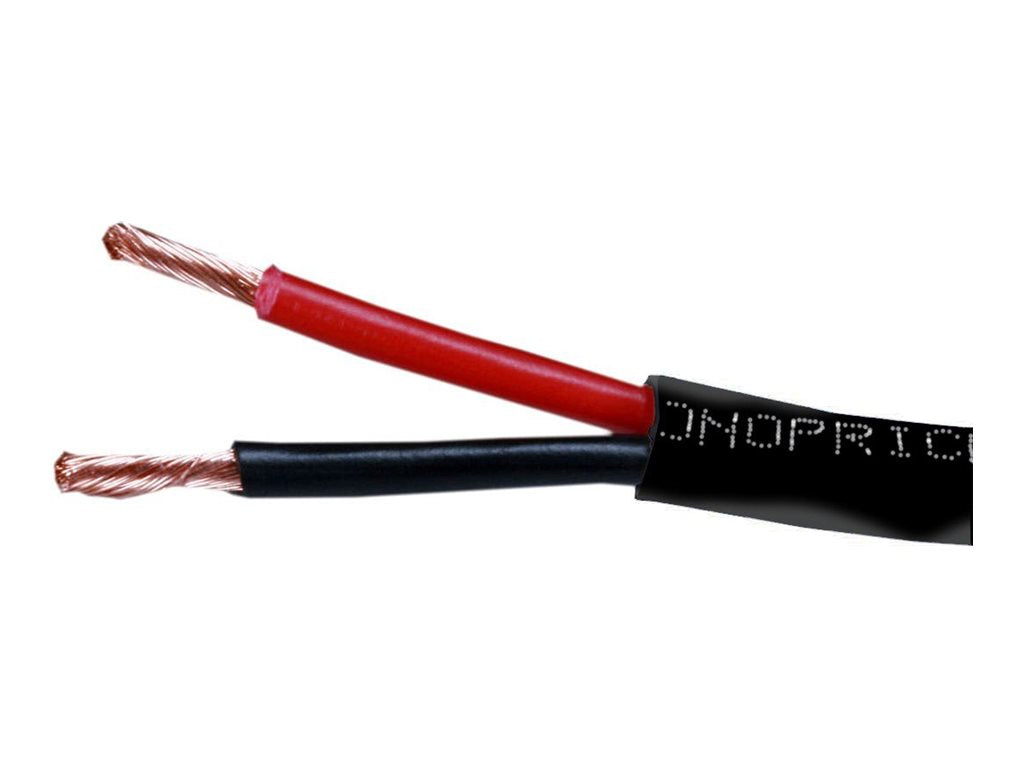 Monoprice - Bulk speaker cable - 499 ft - black