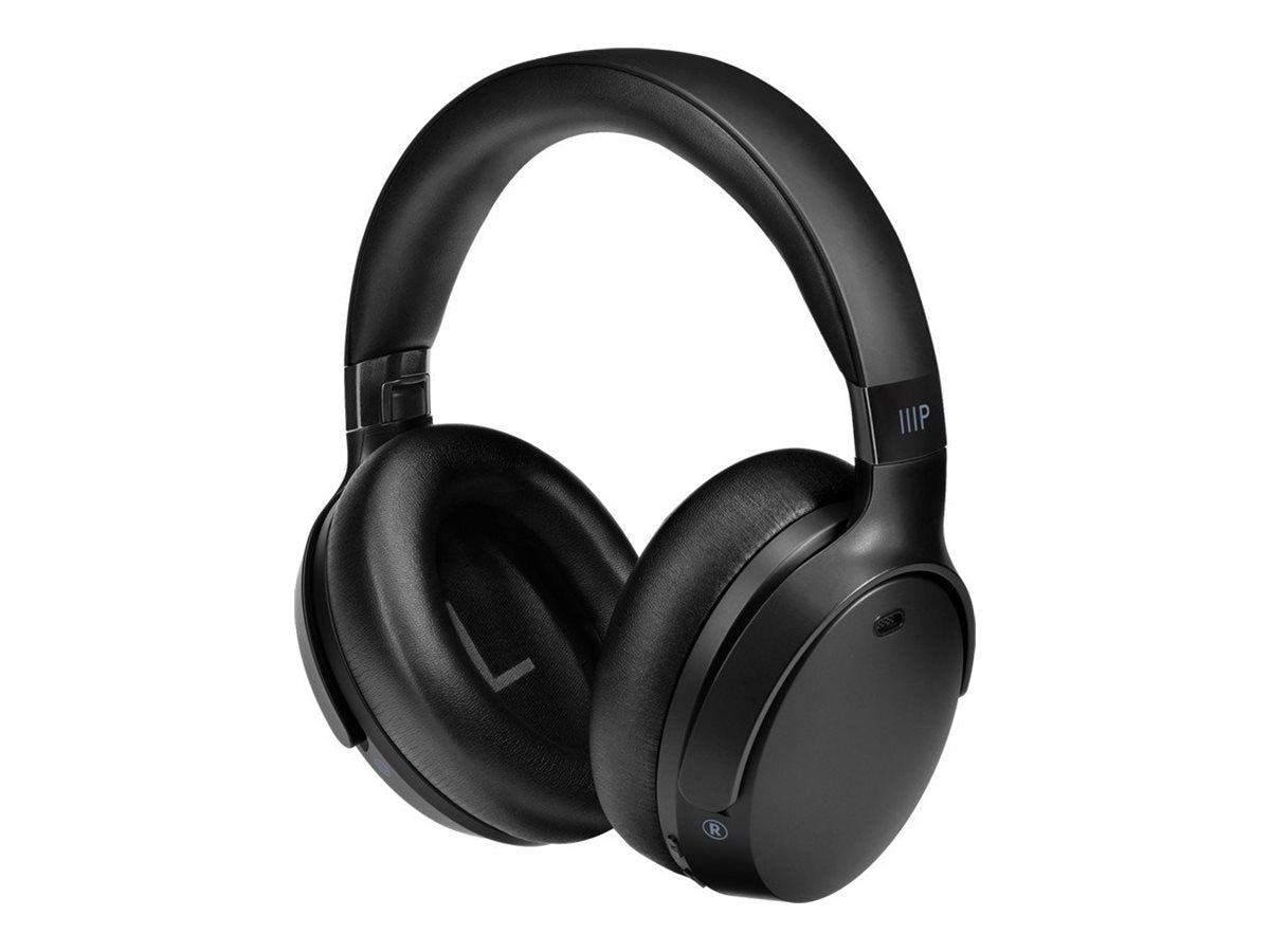 Monoprice - Headphones with mic - full size - Bluetooth - wireless - active noise canceling