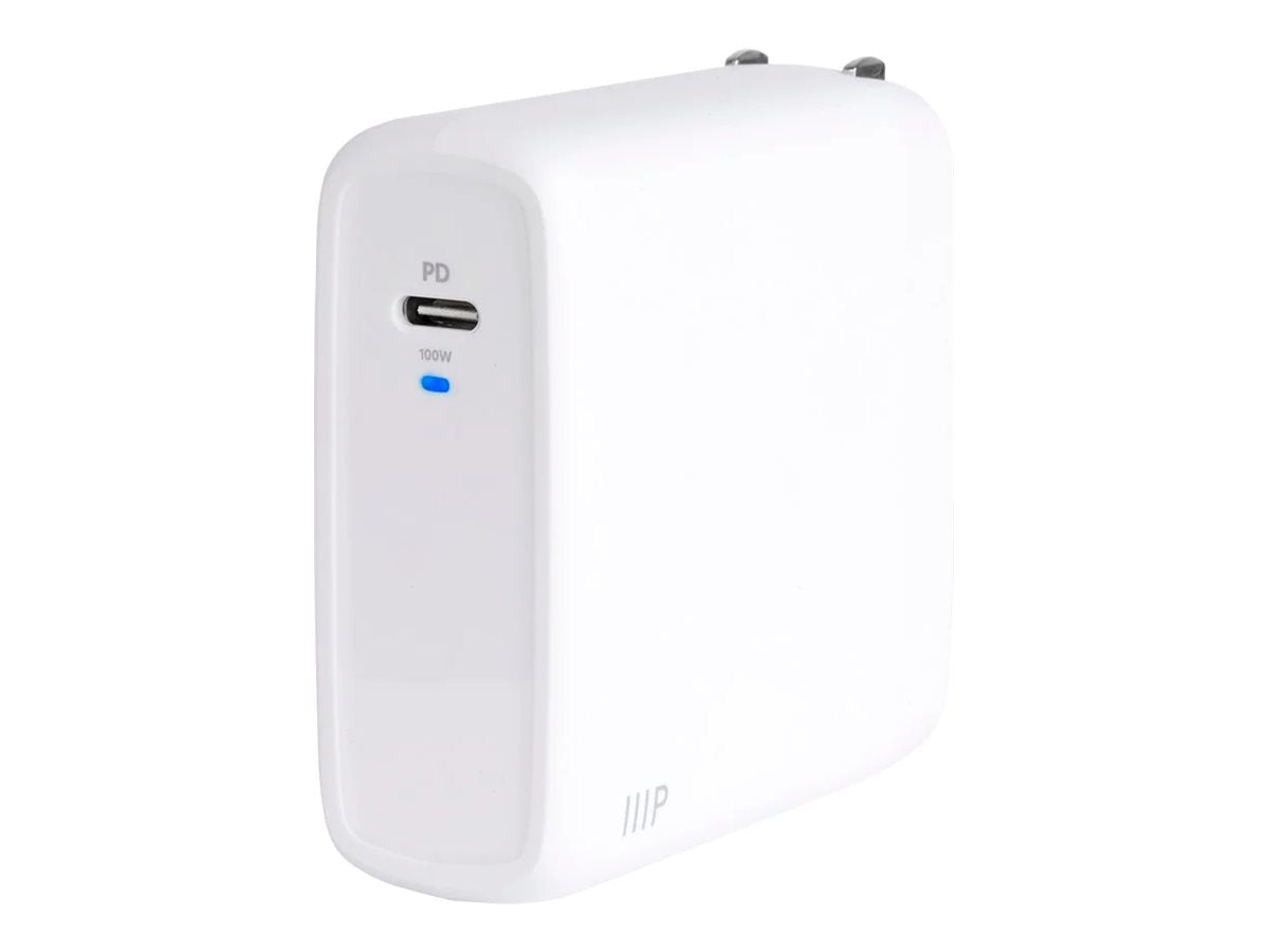 Monoprice - Power adapter - GaN - 100 Watt - 5 A - PD 3.0 (24 pin USB-C)
