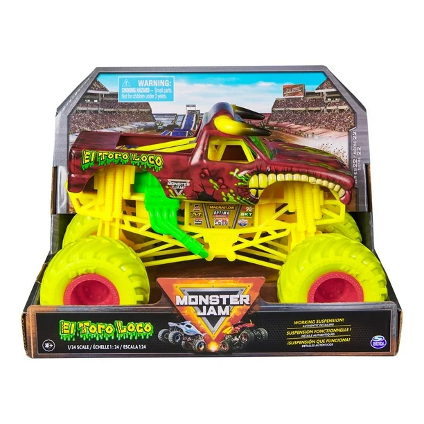 Monster Jam 1:24 Scale Monster Truck - El Toro Loco