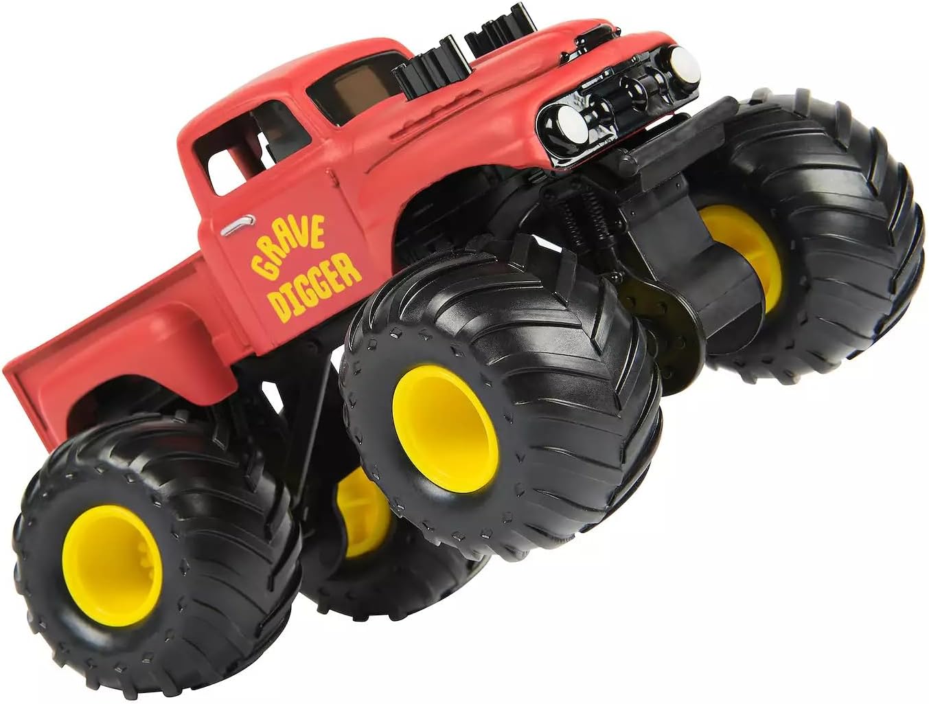 Monster Jam 1:24 Scale Monster Truck - Grave Digger Red Vintage Edition