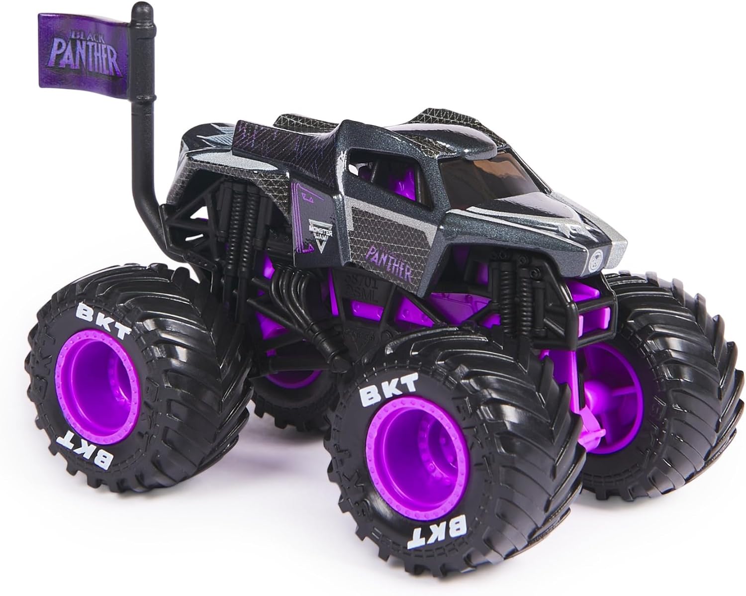 Monster Jam - 1:64 Scale Die Cast - Marvel Black Panther