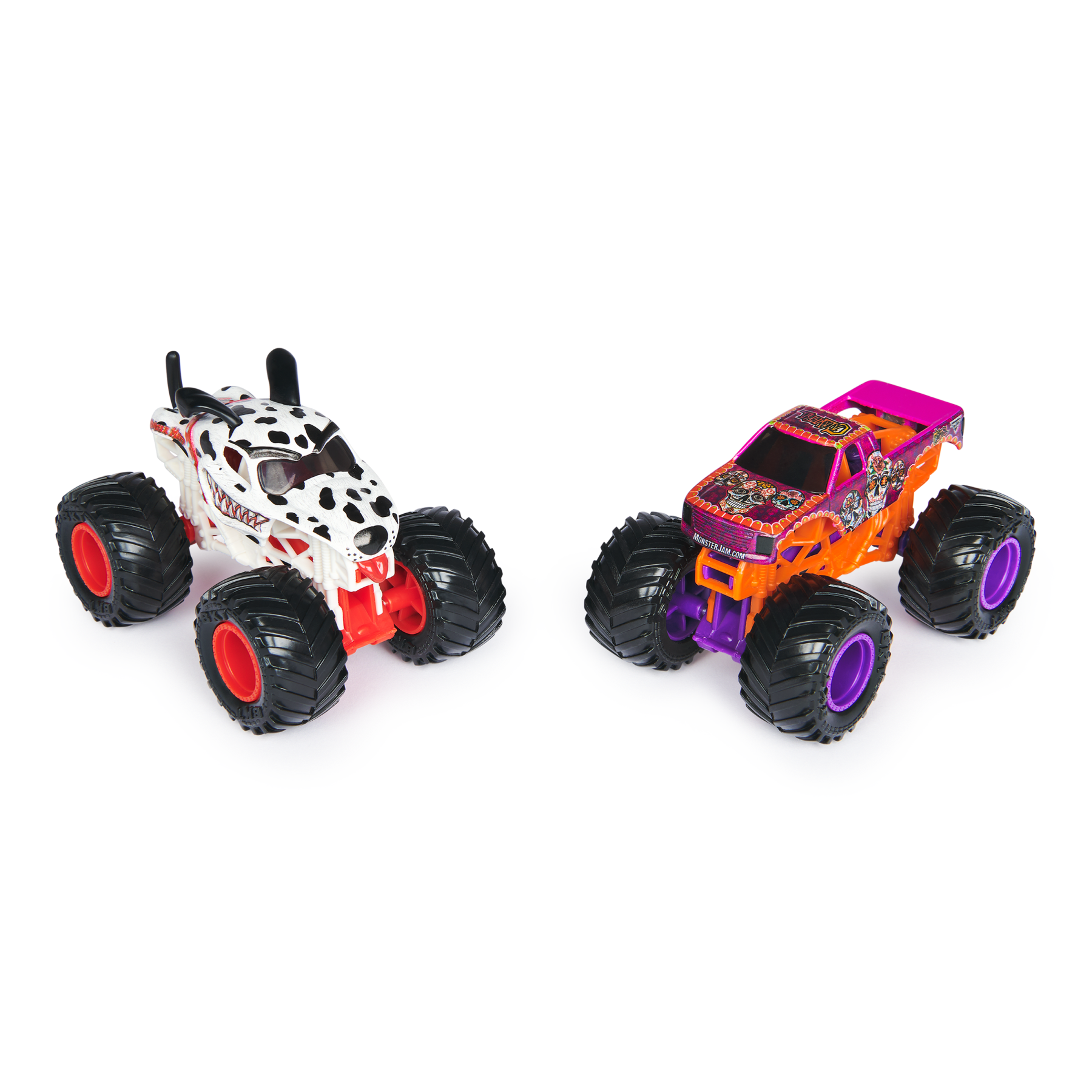 Monster Jam - 1:64 scale die-cast 2-Pack - Monster Mutt VS Calavera