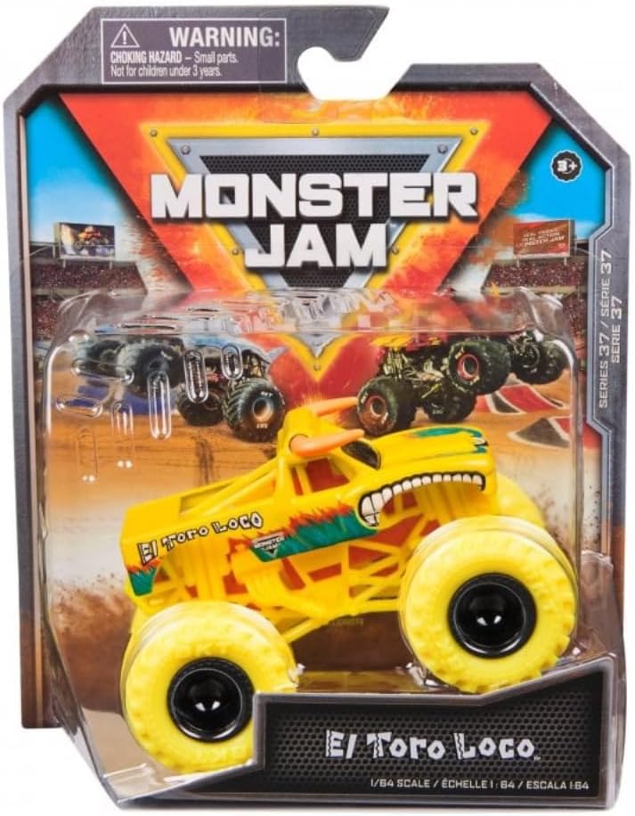 Monster Jam Official 1:64 Scale Monster Truck - El Toro Loco