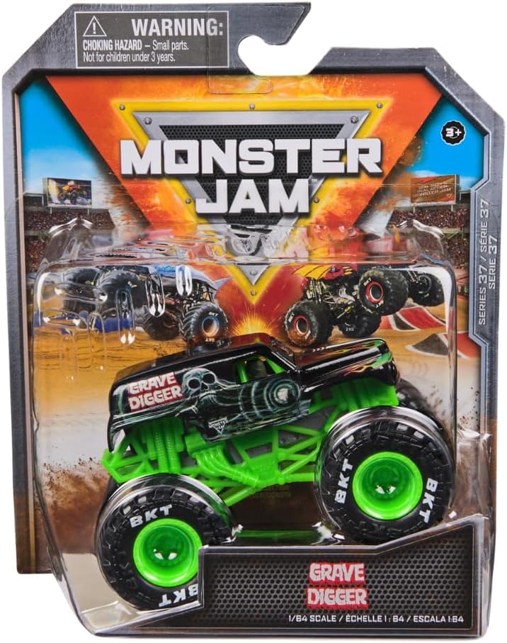Monster Jam Official 1:64 Scale Monster Truck - Grave Digger
