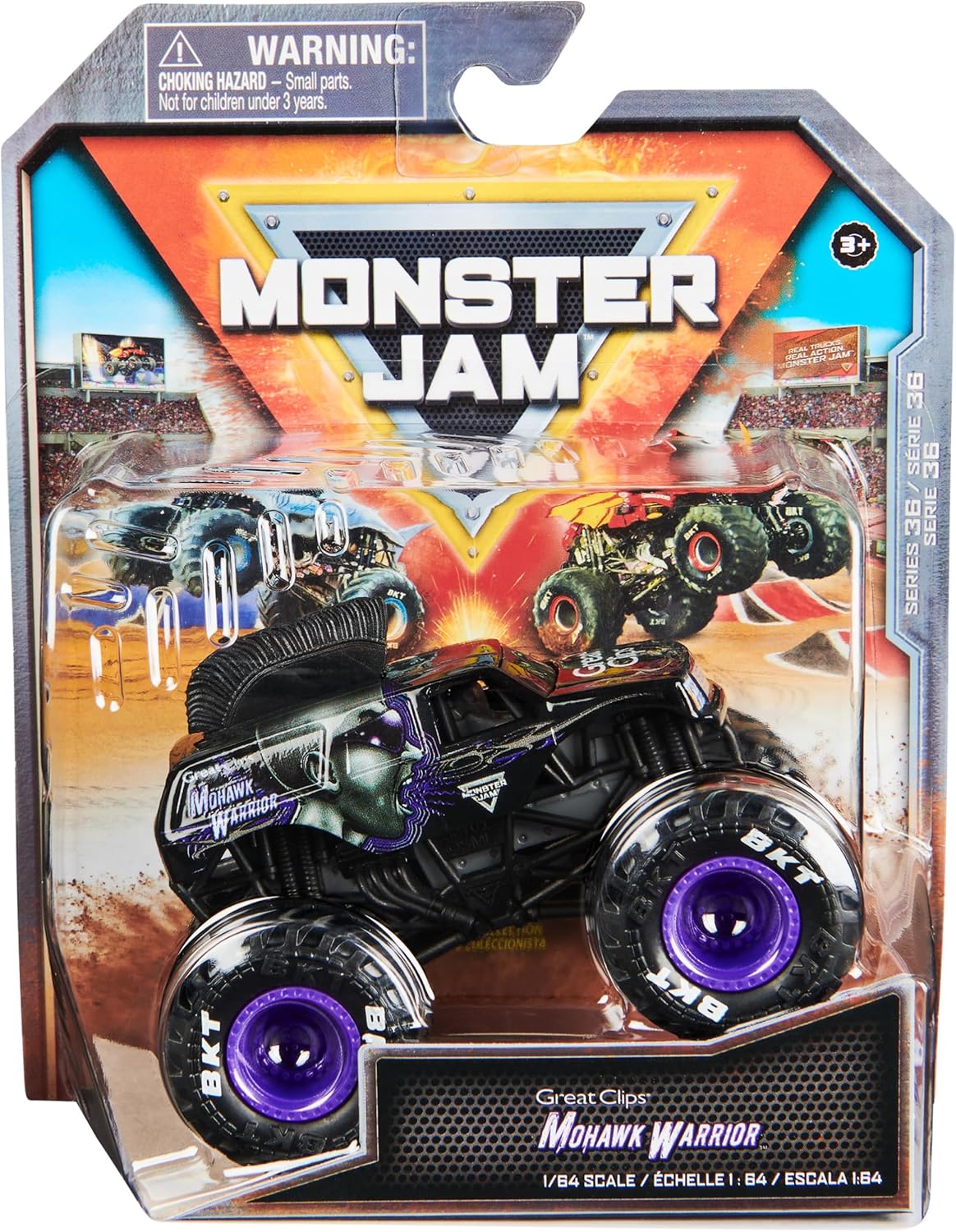 Monster Jam Official 1:64 Scale Monster Truck - Mohawk Warrior