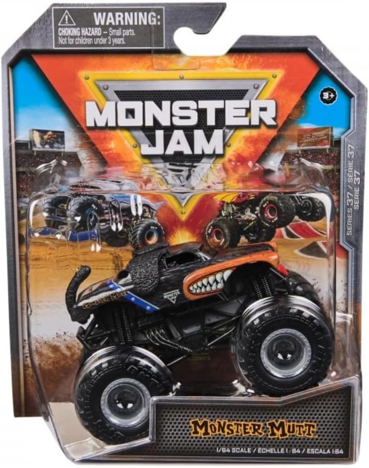 Monster Jam Official 1:64 Scale Monster Truck - Monster Mutt