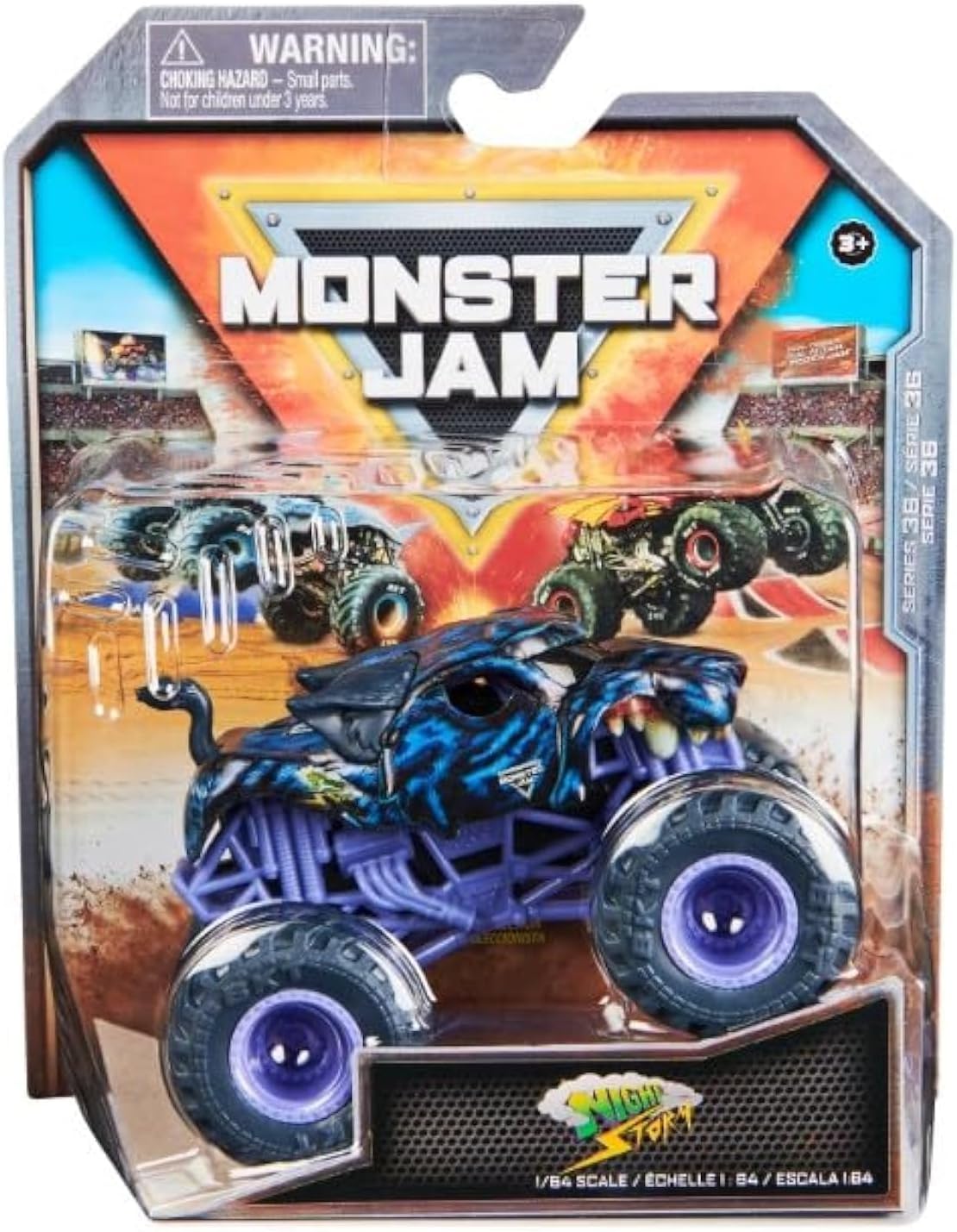 Monster Jam Official 1:64 Scale Monster Truck - Night Storm