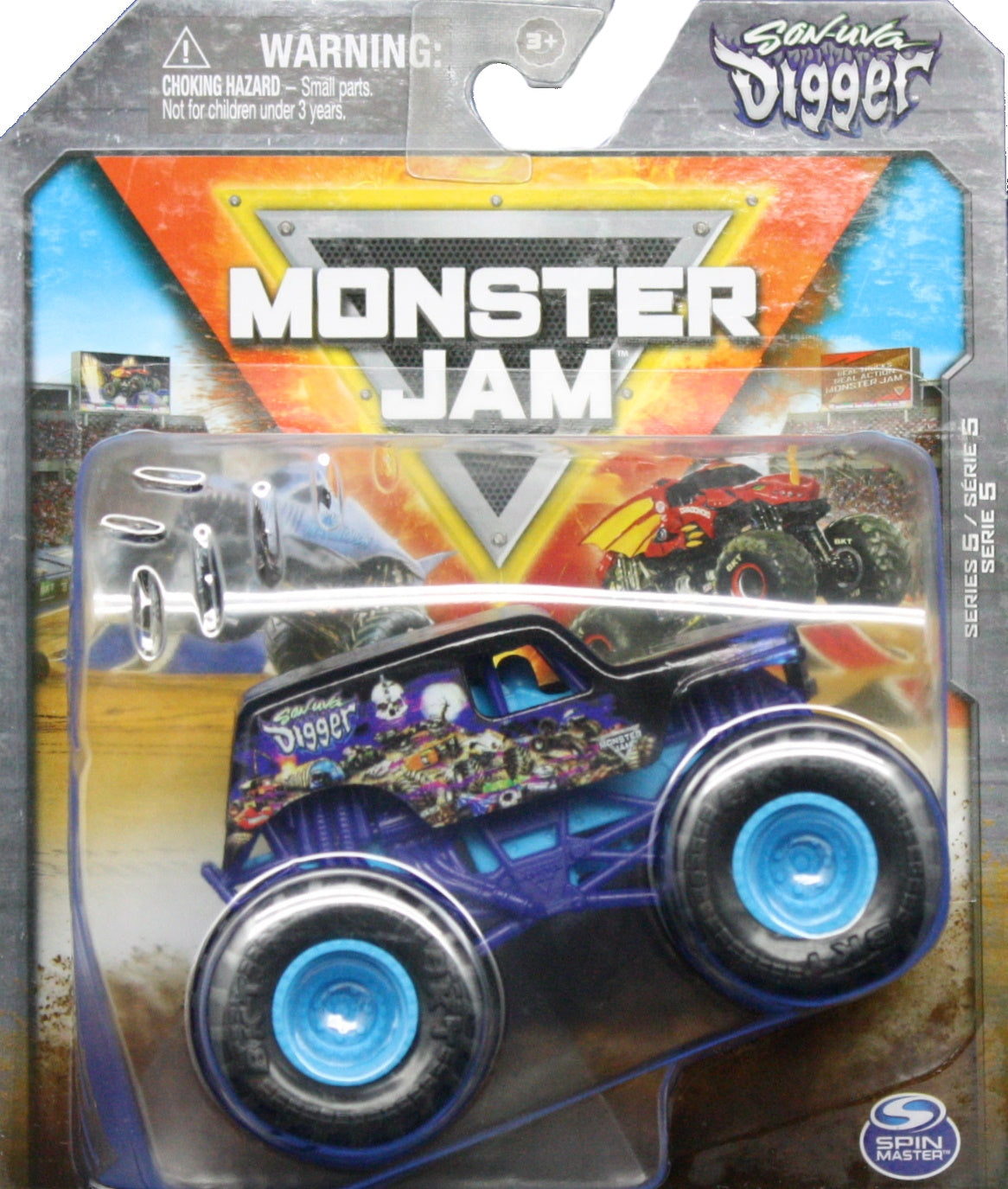 Monster Jam Official 1:64 Scale Monster Truck - Son-uva Digger
