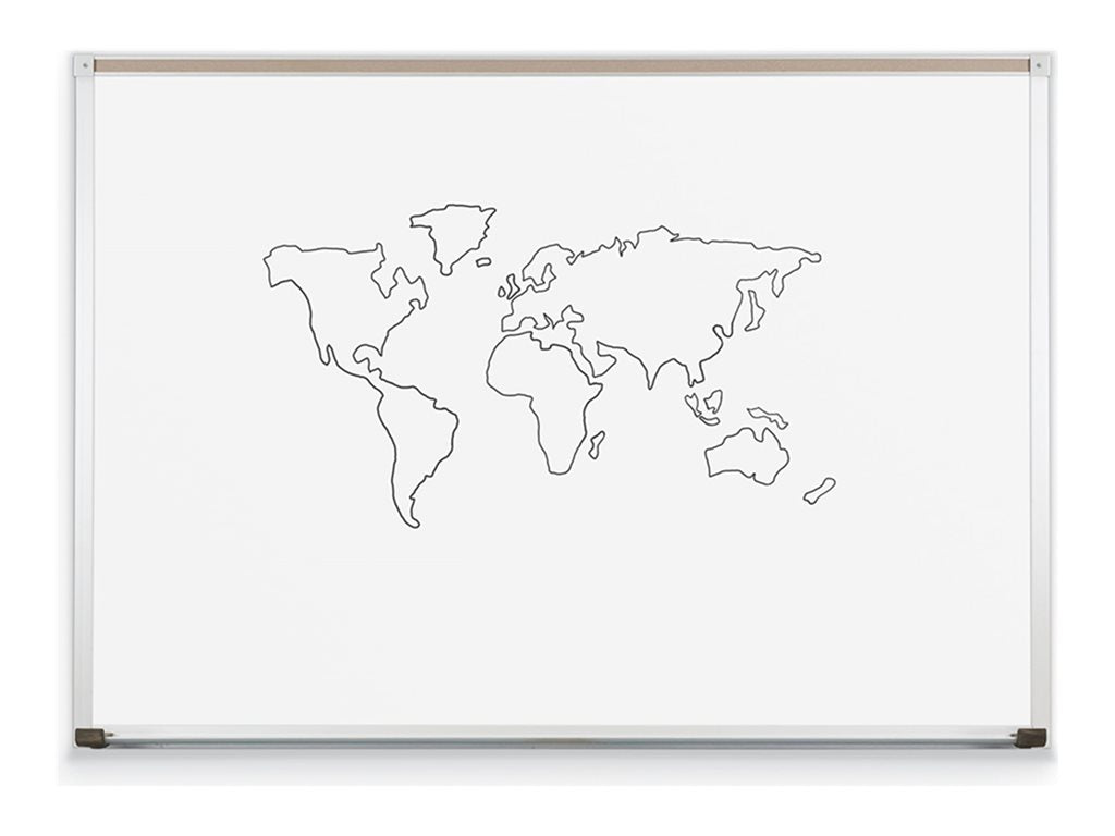 MooreCo Dura-Rite - Whiteboard - wall mountable - 48 in x 35.98 in - high pressure laminate (HPL) - white 212AC