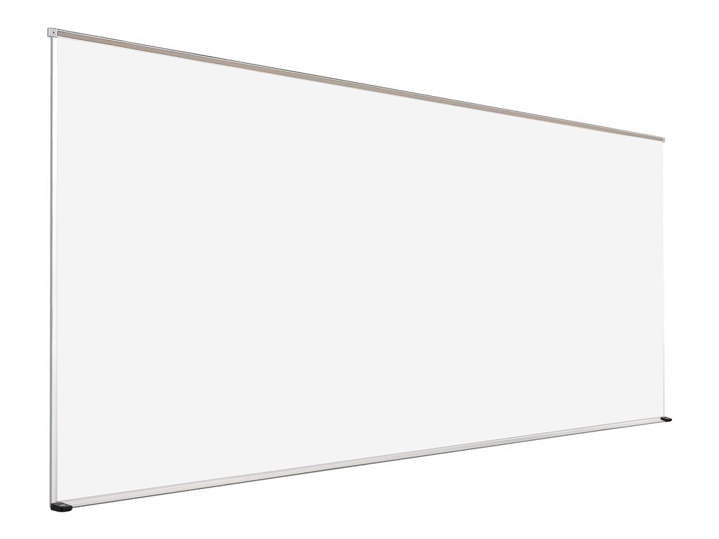 MooreCo El Grande - Whiteboard - wall mountable - 60 in x 120 in - porcelain steel - magnetic - off white - aluminum frame 202AL-26