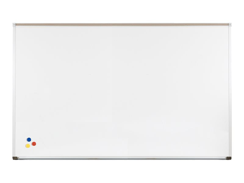MooreCo El Grande - Whiteboard - wall mountable - 60 in x 120 in - porcelain steel - magnetic - off white - aluminum frame 202AL-26