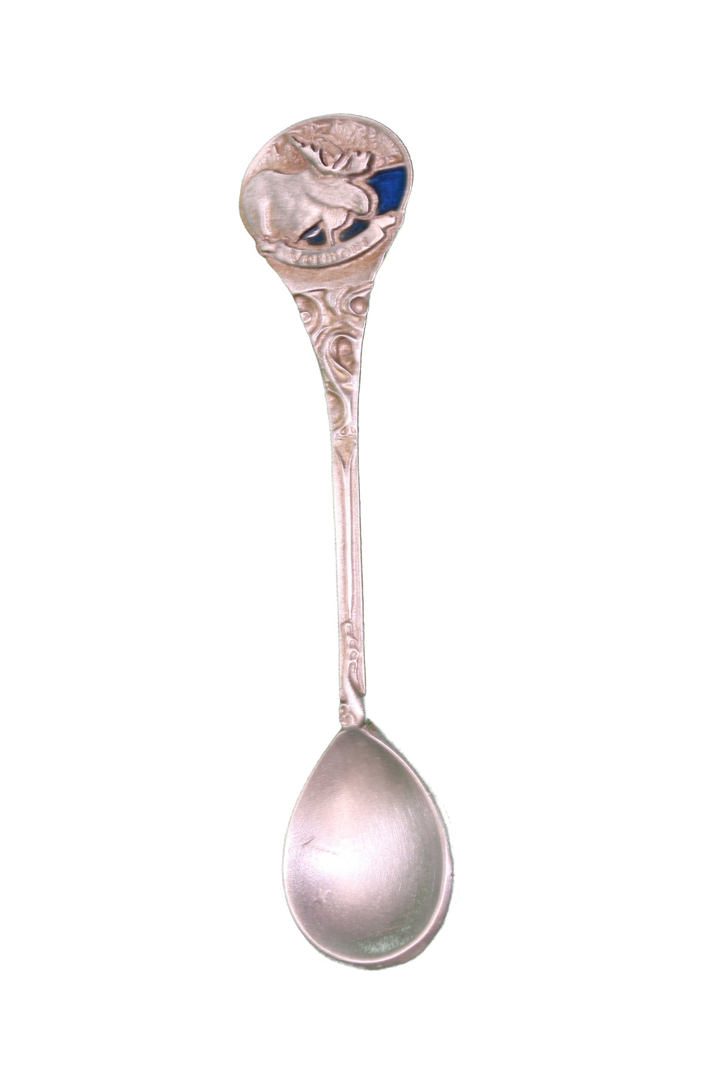 Moose Souvenir Pewter Spoon