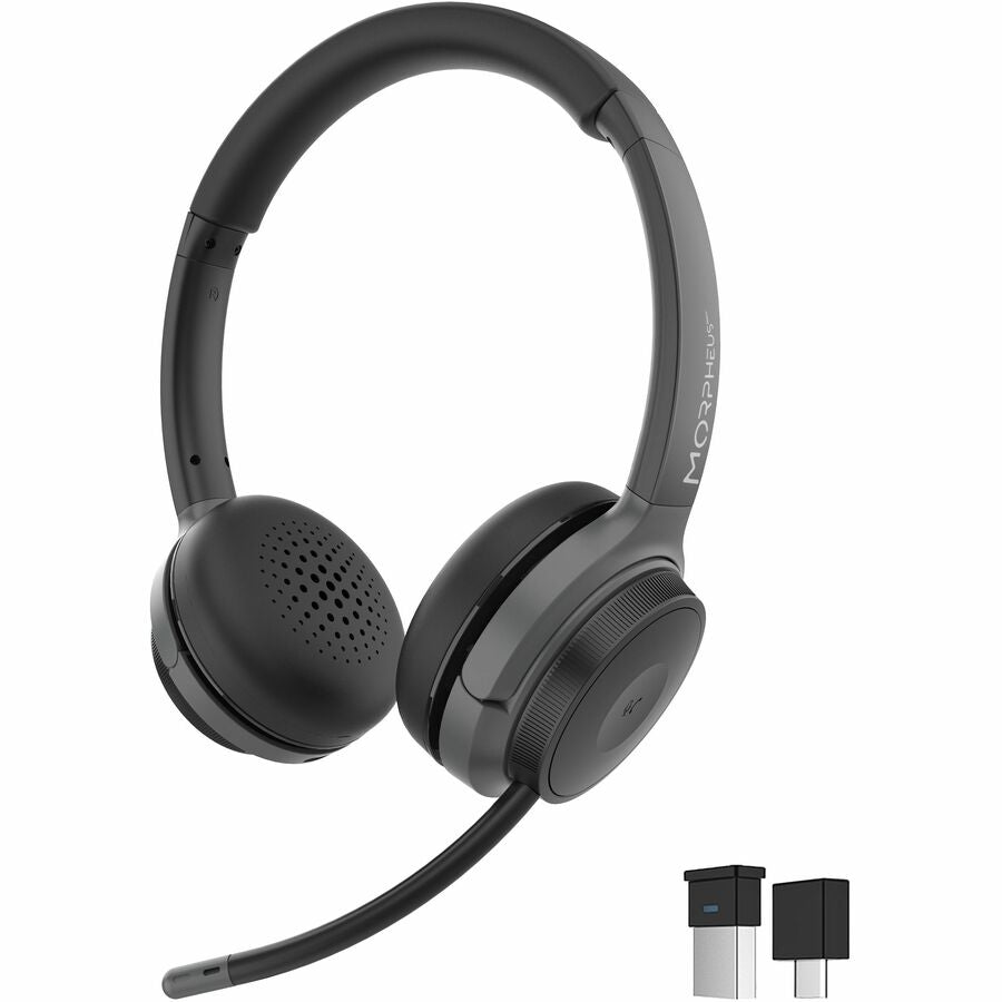 Morpheus 360 Advantage Stereo Wireless Headset with Detachable Boom Microphone -