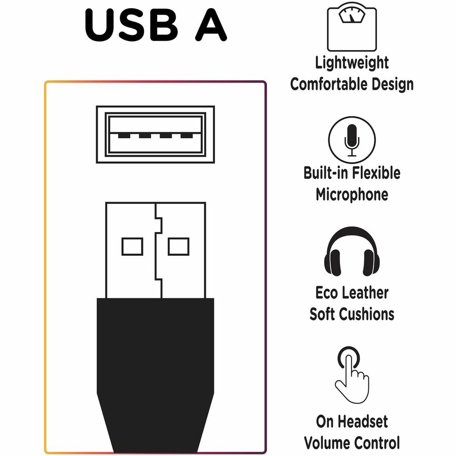 Morpheus 360 Deluxe Multimedia Stereo USB Headset - Adjustable Microphone - Lightweight