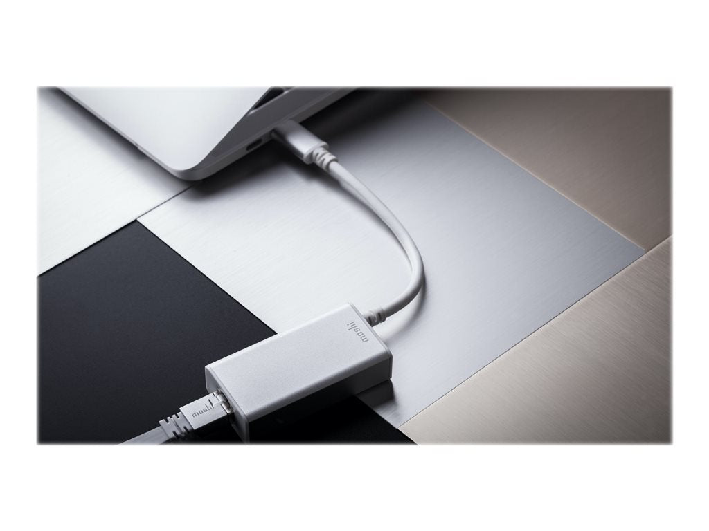 Moshi - Network adapter - USB-C - Gigabit Ethernet x 1 - silver 99MO084203