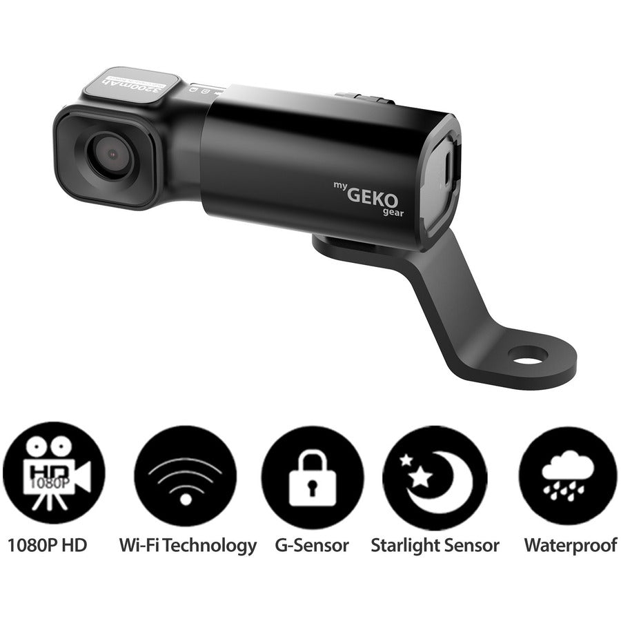 Moto Snap 1080P Motorcycle Cam,W/Wifi App Tilt Sensor Ip67
