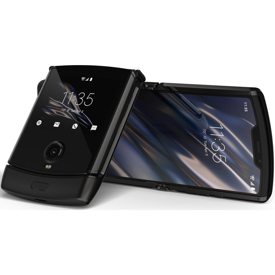 Motorola Mobility RAZR 128 GB Smartphone - 6.2 P-OLED/G-OLED HD 2142 x 876 - Kryo 360 GoldDual-core (2 Core) 2.20 GHz + Kryo 360 Silver Hexa-core (6 Core) 1.70 GHz - 6 GB RAM - Android 9.0 Pie - 4G" MOTXT20001