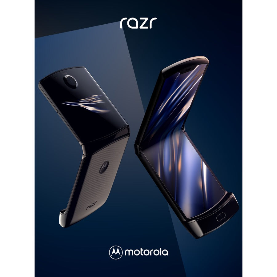 Motorola Mobility RAZR 128 GB Smartphone - 6.2 P-OLED/G-OLED HD 2142 x 876 - Kryo 360 GoldDual-core (2 Core) 2.20 GHz + Kryo 360 Silver Hexa-core (6 Core) 1.70 GHz - 6 GB RAM - Android 9.0 Pie - 4G" MOTXT20001