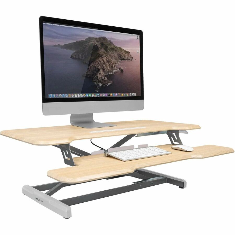 Mount-It! Standing Desk Converter with 38" Desktop