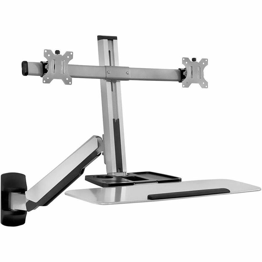 Mount-It! Wall Mount for Monitor, Workstation, CPU - Gray