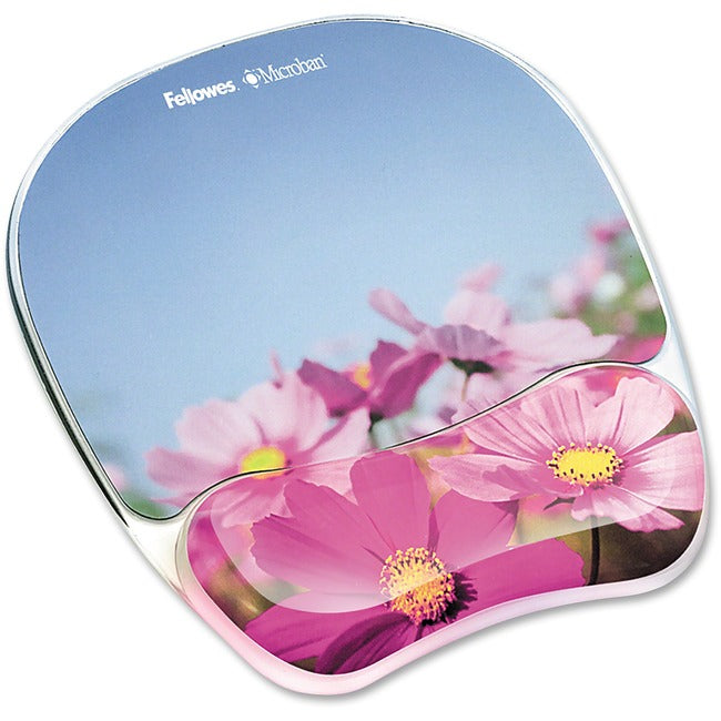 Mouse Pad Wrist Rest With Microban Protection Adds Color To Your Workspace With