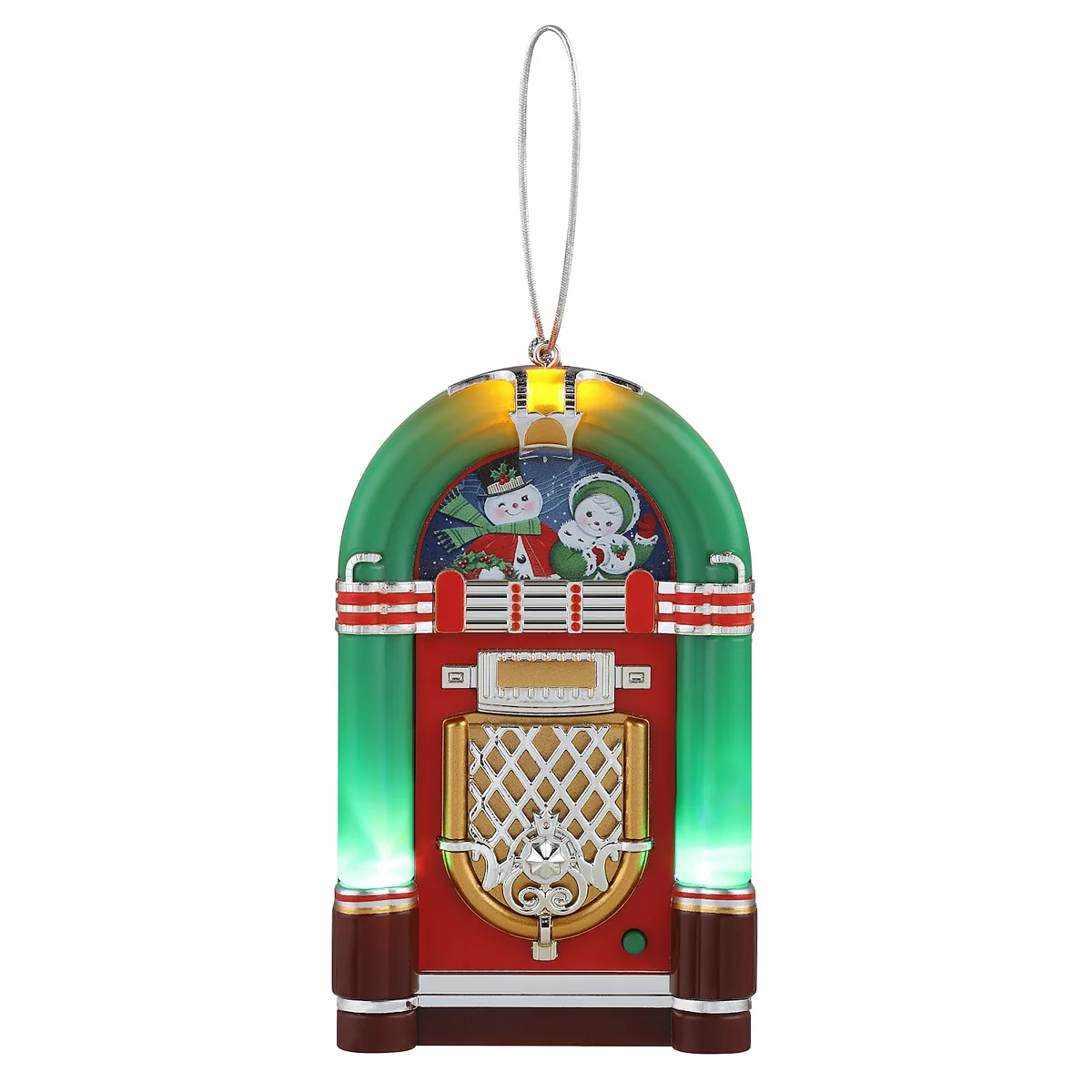 Mr. Christmas Mini Juke Box Ornament - Green