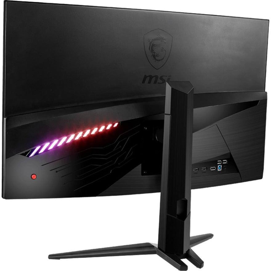 Msi Optix Mag321Cqr 31.5 Inch 3,000:1 1Ms Hdmi/Displayport/Usb Led Lcd Monitor