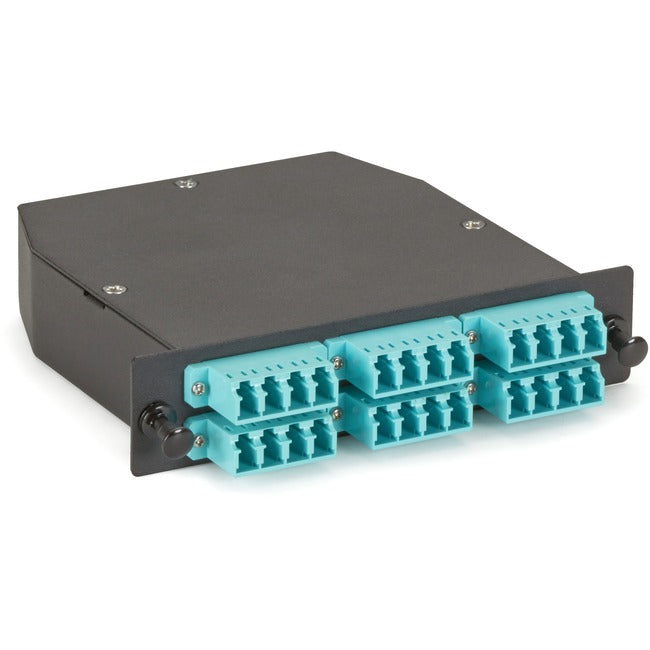 Mtp Om3 Fiber Optic Lgx Cassette - (2) Mtp 12 To (24) Lc Type A, Gsa, Taa