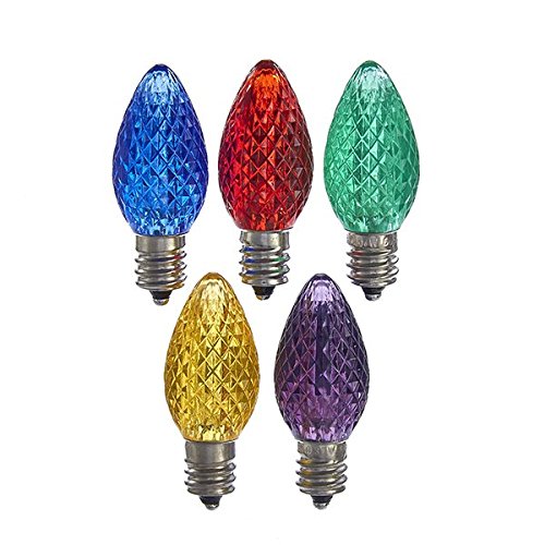 Multi C7 Led Bulbs 5 Piece