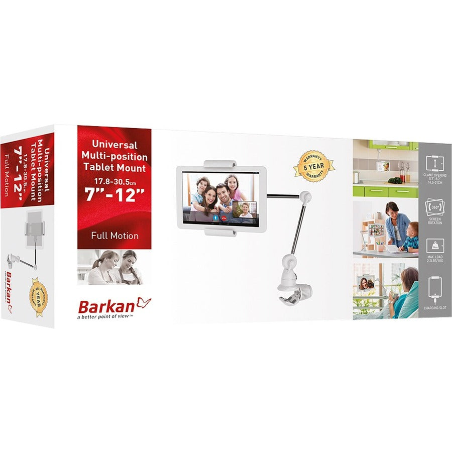 Multi-Position Tablet Mount,Fits 7In-12In Tablets Up To 2.2Lbs.