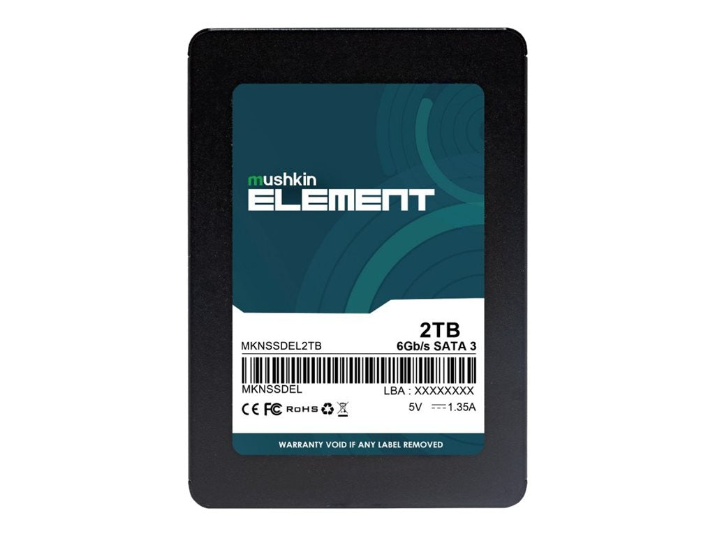 Mushkin ELEMENT - SSD - 2 TB - internal - 2.5 - SATA 6Gb/s" MKNSSDEL2TB