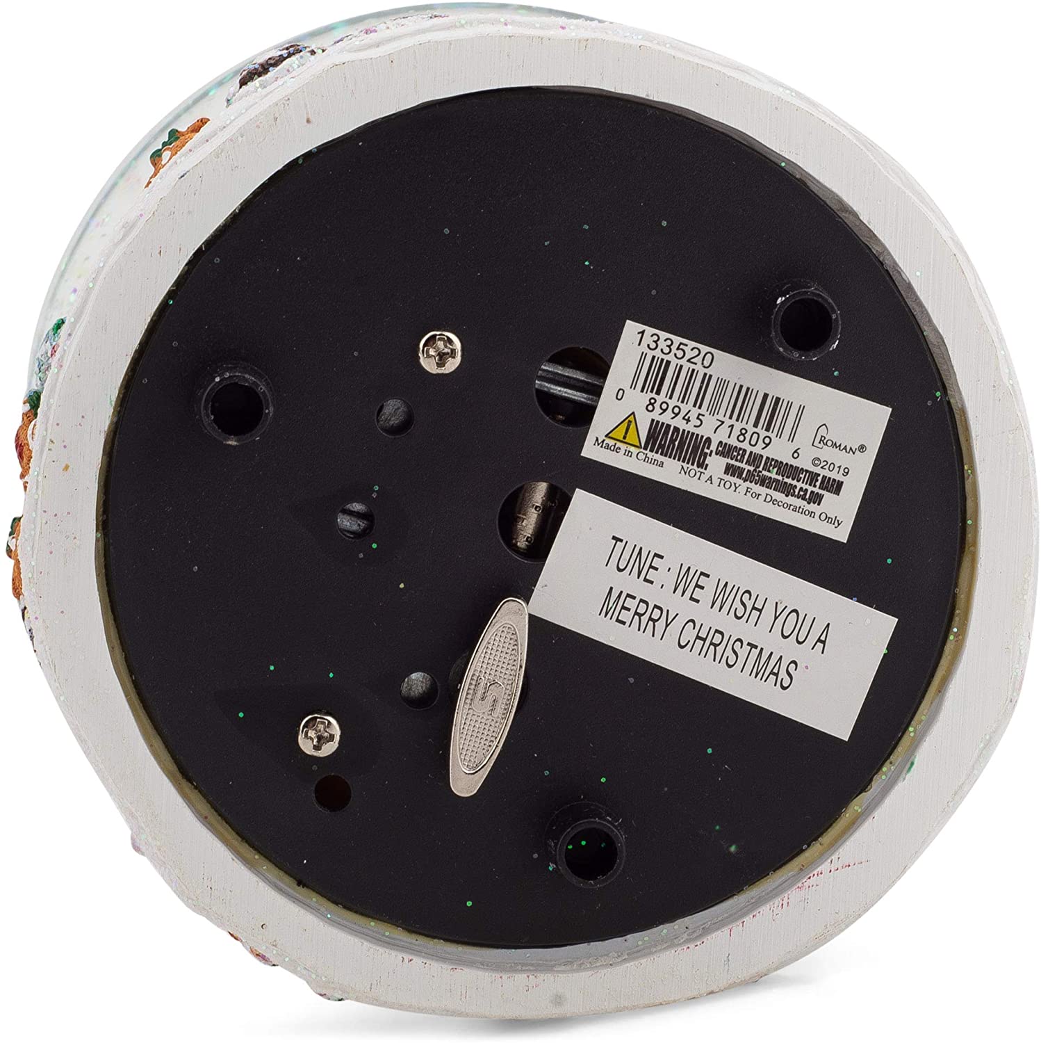 Musical Gingerbread Dome Snowglobe - 5.5 inch