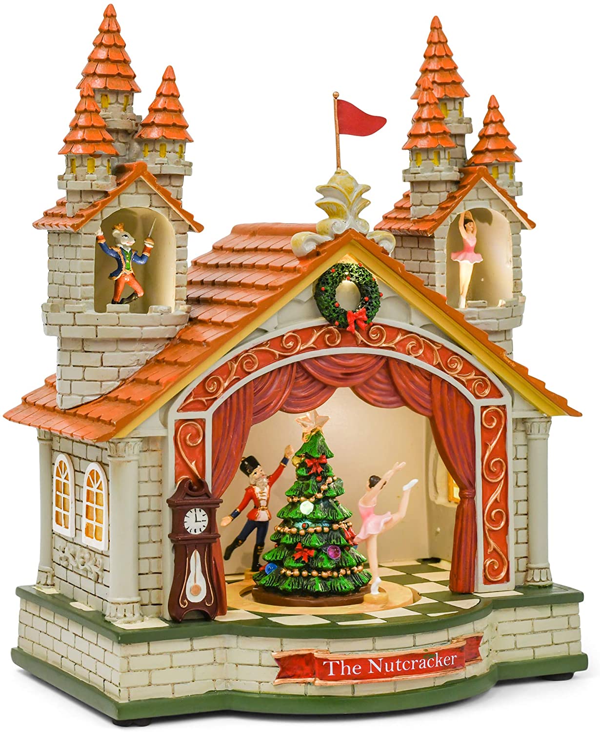 Musical LED Nutcracker Stage Diorama