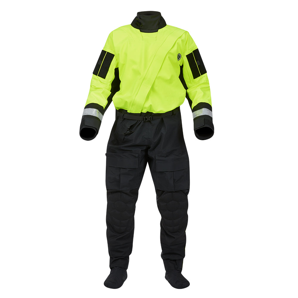 Mustang Sentinel&trade; Series Water Rescue Dry Suit - Fluorescent Yellow Green-Black -