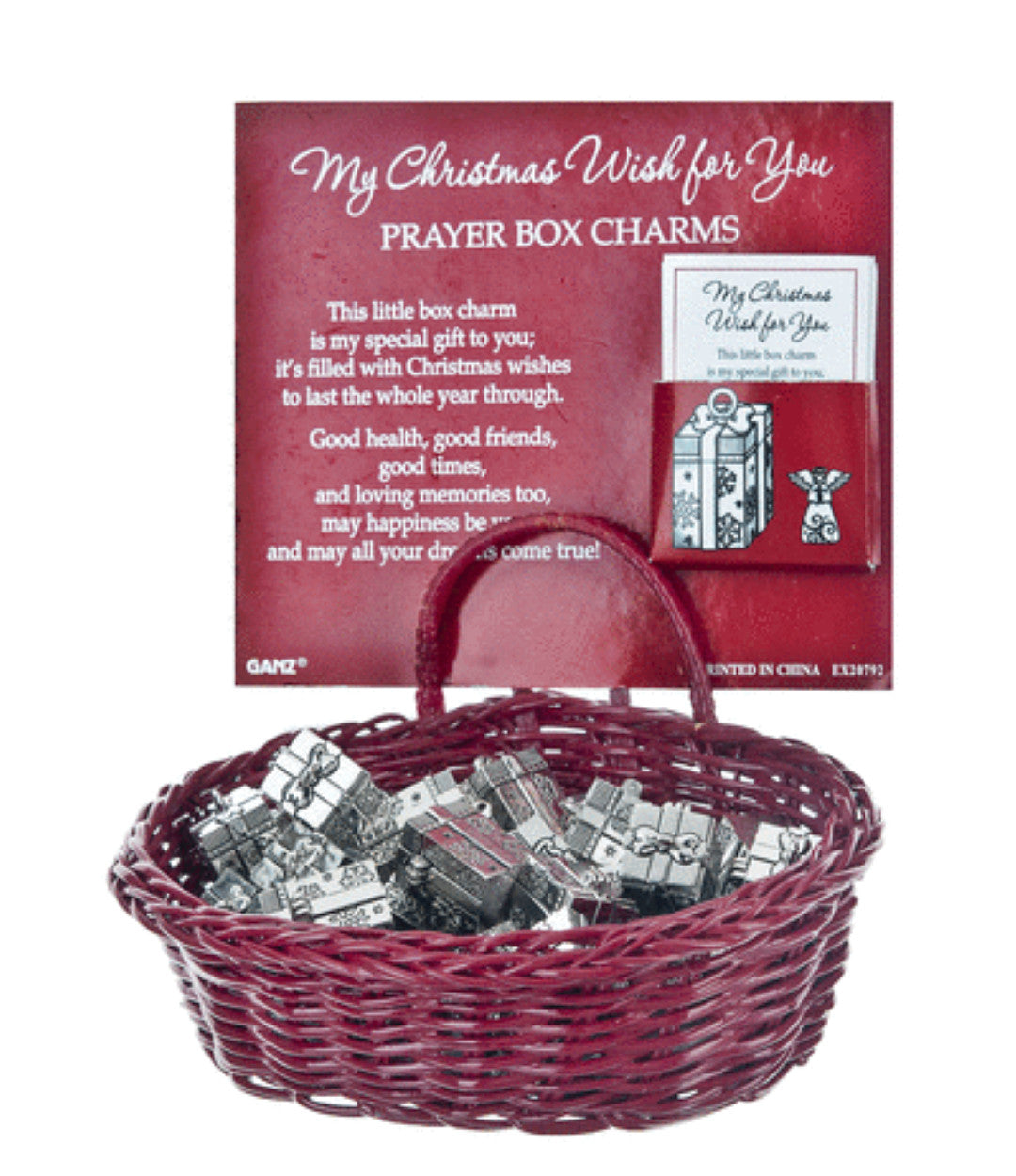 My Christmas Wish for you Prayer Box with Charms