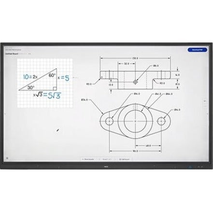 NEC Display 86 UHD Collaborative Board" CB861Q