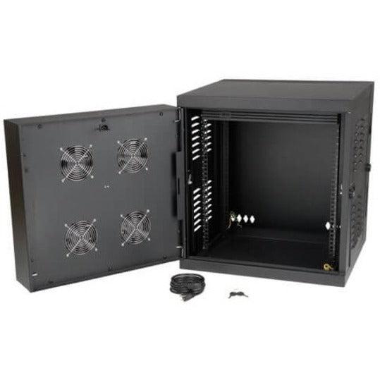 NEMA 12 Rack Enclosure - 12U Switch-Depth Wall-Mount Cabinet for Harsh Environments | Tripp Lite SRW12USNEMA