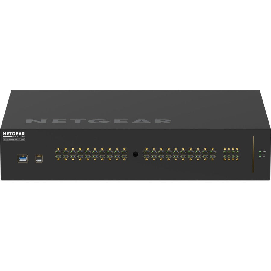 NETGEAR M4250 PoE++ Managed Switch - 40 Port 1G AV 8 SFP+ Enterprise | TecisOft GSM4248UX-100NAS