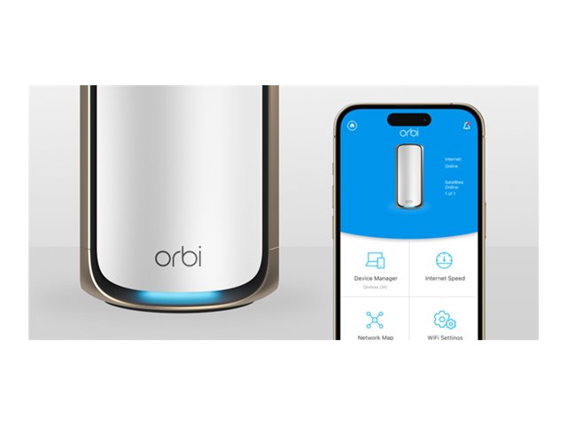 NETGEAR ORBI9 QB WiFi 7 Tri-Band Mesh 3-Pack with 1-Year Armor