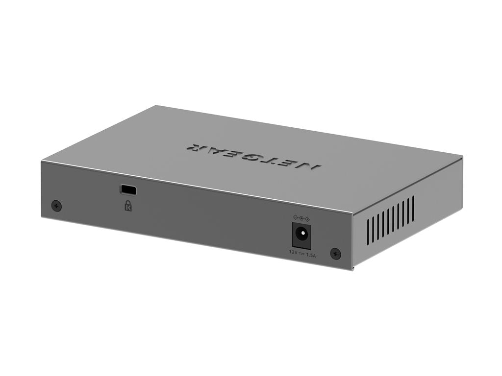 NETGEAR Plus GS108E - Switch - L3 - managed - 8 x 10/100/1000 - desktop, wall-mountable GS108E-400NAS
