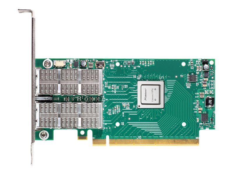 NVIDIA ConnectX-4 VPI MCX456A-FCAT - Network adapter - PCIe 3.0 x16 - QSFP+ x 2