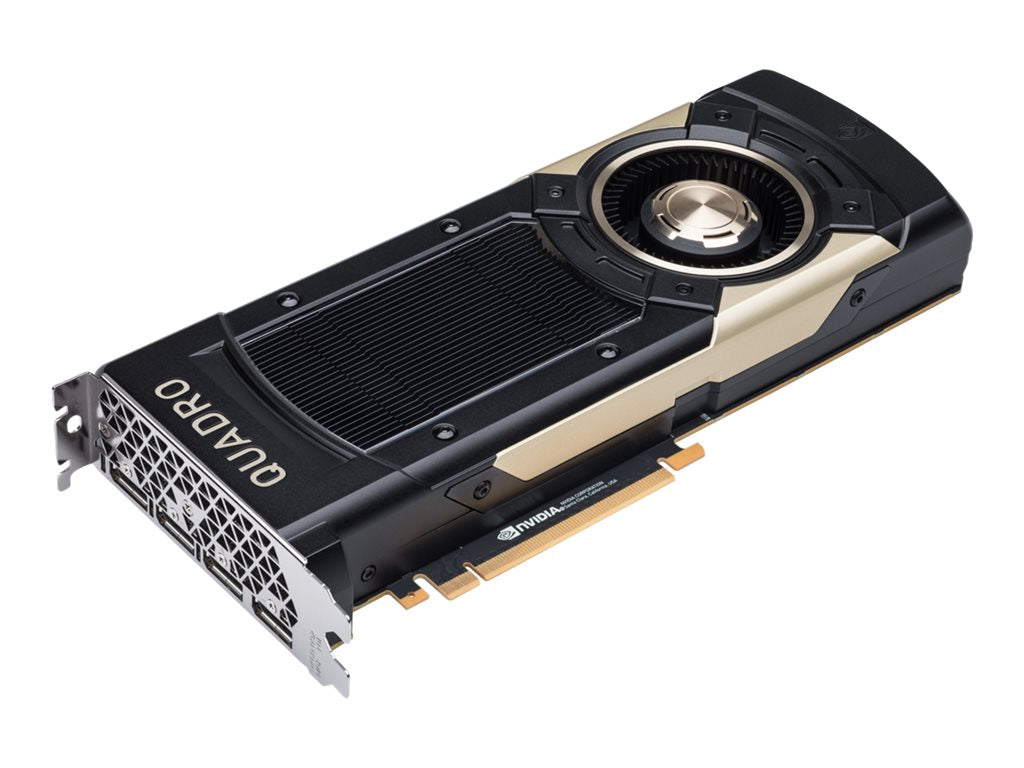 NVIDIA Quadro GV100 - Graphics card - Quadro GV100 - 32 GB HBM2 - PCIe 3.0 x16 - 4 x DisplayPort - for Workstation Z4 G4