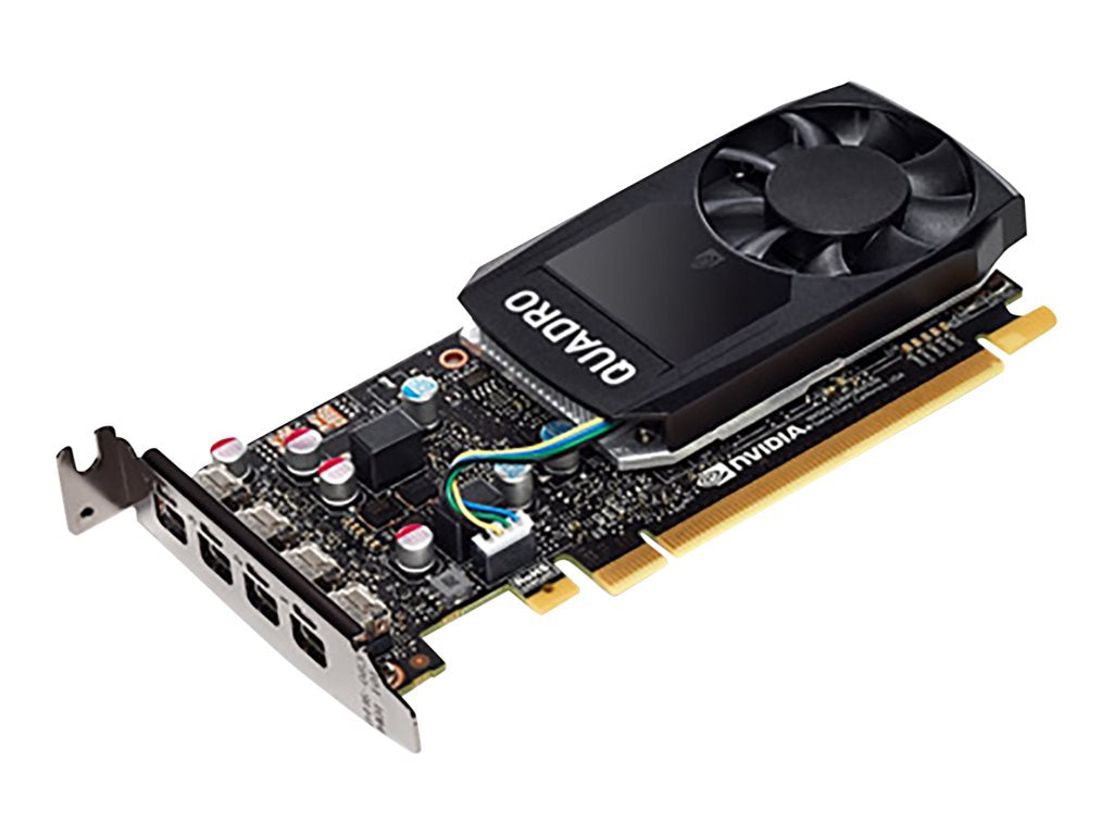 NVIDIA Quadro P620 - Graphics card - Quadro P620 - 2 GB GDDR5 - PCIe 3.0 x16 - 4 x Mini DisplayPort - promo - for