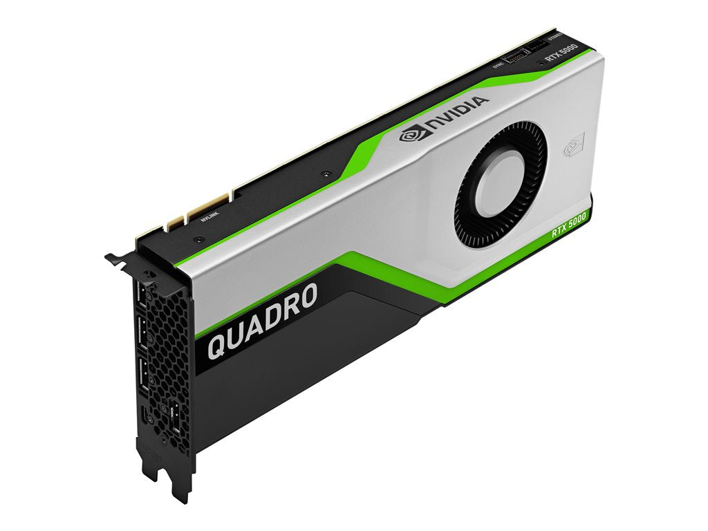 NVIDIA Quadro RTX 5000 - Graphics card - Quadro RTX 5000 - 16 GB GDDR6 - PCIe 3.0 x16 - 4 x DisplayPort, USB-C - CTO