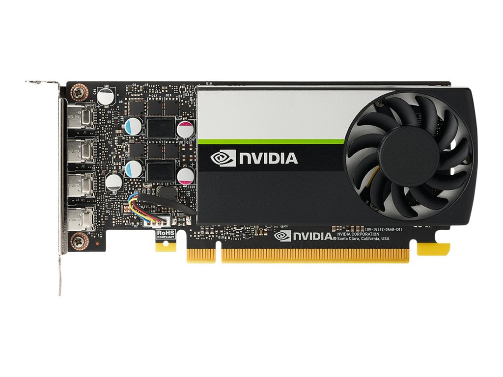 NVIDIA T1000 - Graphics card - T1000 - 8 GB - PCIe - 4 x Mini DisplayPort - for Workstation Z2 G9, Z4 G5, Z6 G5, Z8 G5