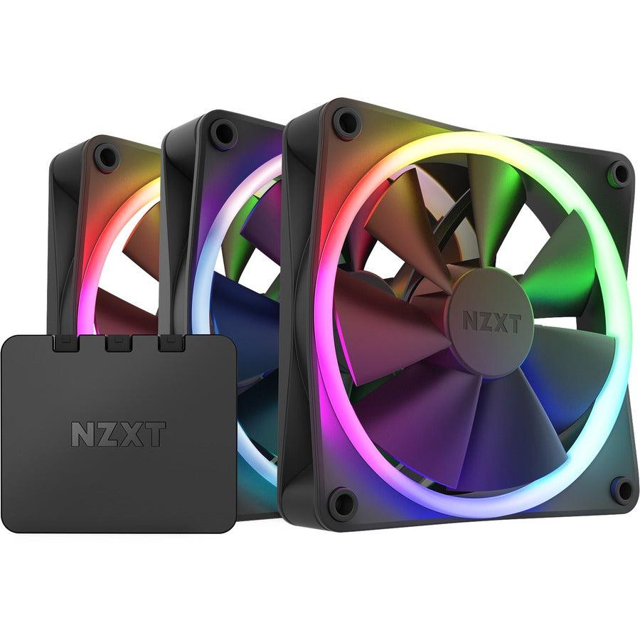 NZXT F120 RGB Triple Pack - 3 Pack RF-R12TF-B1